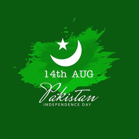 Premium Vector | 14th August of Independence Day of Pakistan holiday ...