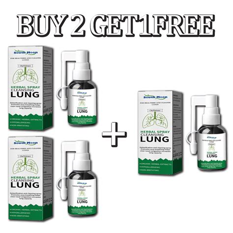 South Moon Clear Lung Nasal Spray Herbal Repair Spray Lung Protection