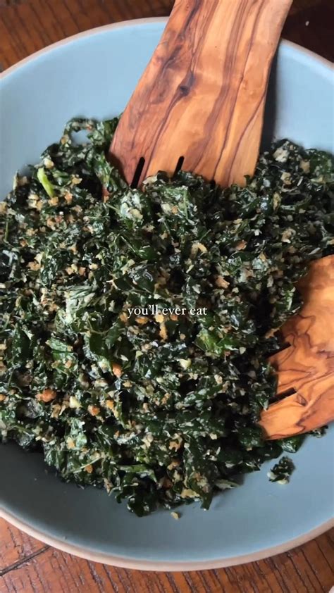 Baked Kale Salad With Crispy Quinoa Artofit