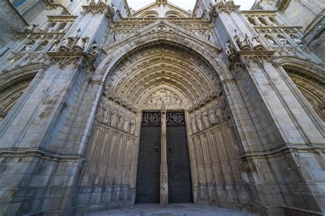 Main Gate Toledo Cathedral Primada Santa Maria De Toledo Facade