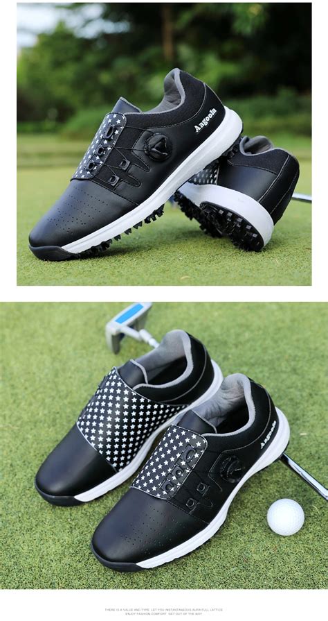 R.Xjian golf shoes men and women breathable outdoor golf sports shoes ...