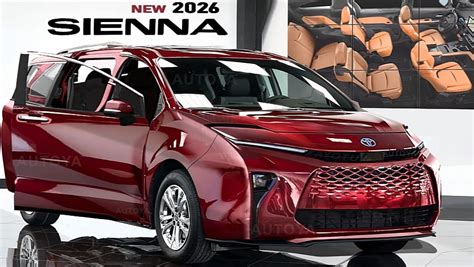 Refreshed 2026 Toyota Sienna Arrives Virtually With Fancy Looks And Ritzy Hues Inside Out