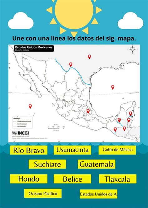 Fronteras de mexico interactive worksheet in 2022 | Online activities ...