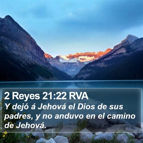 Reyes Rva Y Dej Jehov El Dios De Sus Padres Y No