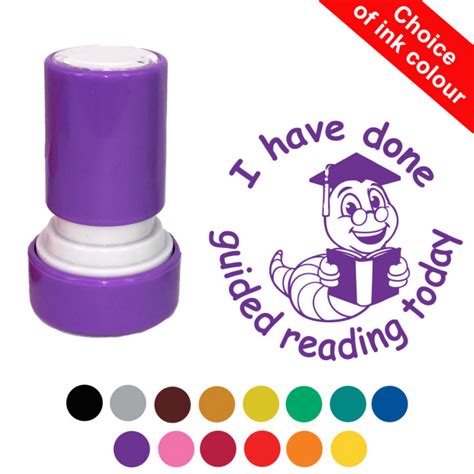 Teacher Stamps I Have Done Guided Reading Today Choice Ink Colour