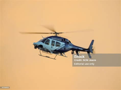 Nsw Police Helicopter Patrol Stock Photo Download Image Now