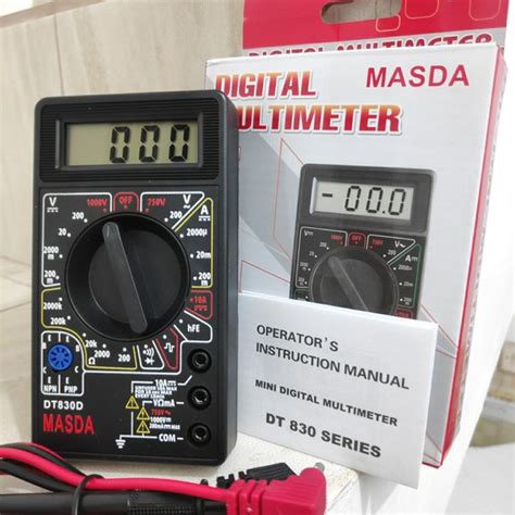 Jual Dt D Digital Multimeter Buzzer Avometer Digital Dt D Dengan