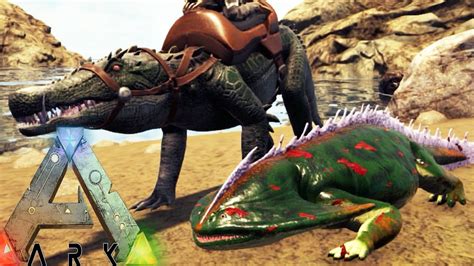 Ark Survival Evolved New Dinos Kaprosuchus And Diplocaulus Taming S3e8