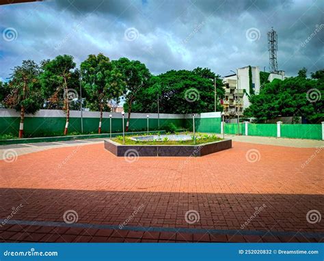 Dr Babasaheb Ambedkar Stadium Baramati Rest Place Stock Photo Image