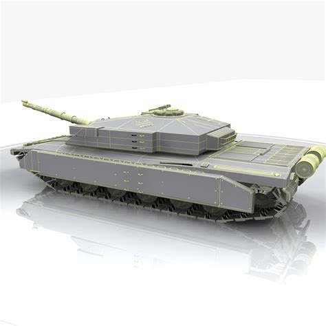 Tank Military G Force 3d Model