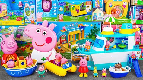 Peppa Pig Toys Unboxing Review Asmr Peppa Pig Cruise Ship Playset