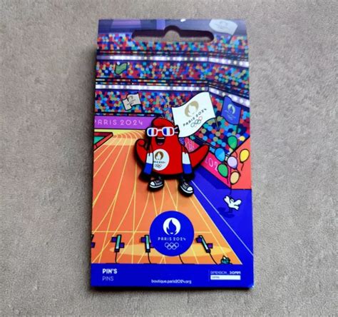 Pins Jo Paris 2024 Jeux Olympiques Mascotte Supporter Fans France