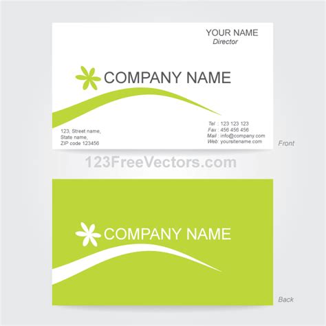 Business Card Template Illustrator