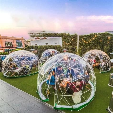 Geodesic Dome Manor Greenhouse Tent Leisure Resort Vacation Outdoor