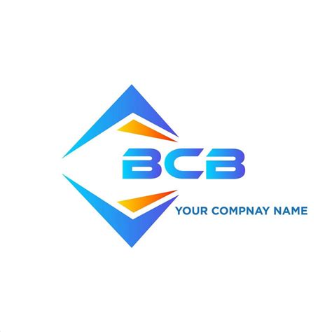 BCB abstract technology logo design on white background. BCB creative ...