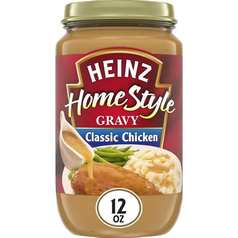 Heinz Homestyle Classic Chicken Gravy 12 Oz Jar