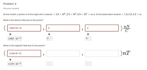 Solved At One Instant A Proton Is At The Origin With A