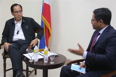 Courtesy Visit Of India’s Ambassador To The Philippines H E Shambhu S Kumaran Nov 25 2020