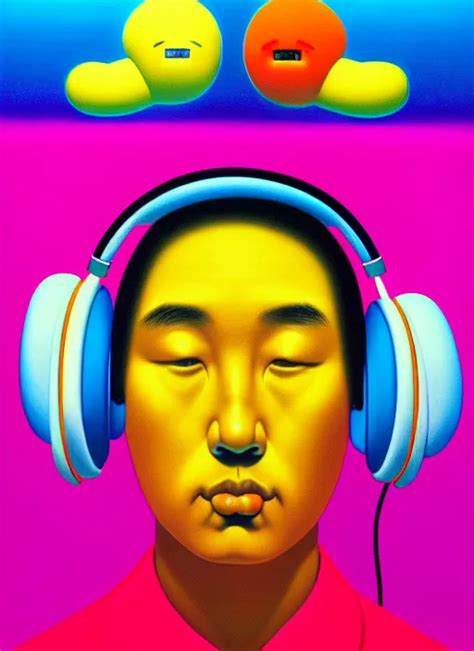 Headphones By Shusei Nagaoka Kaws David Rudnick Stable Diffusion