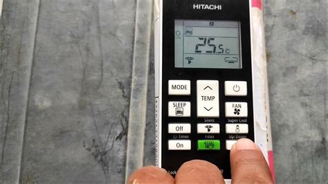 Hitachi Inverter Ac Remote Function How To Use Hitachi Ac Remote First Time Youtube