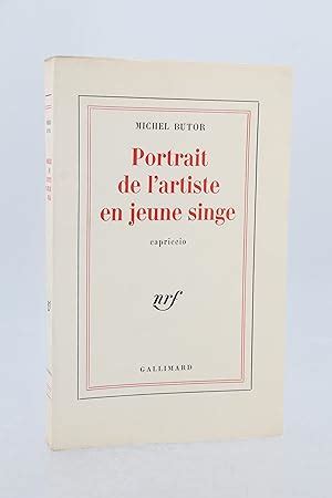 Portrait De L Artiste En Jeune Singe By BUTOR Michel Couverture Souple