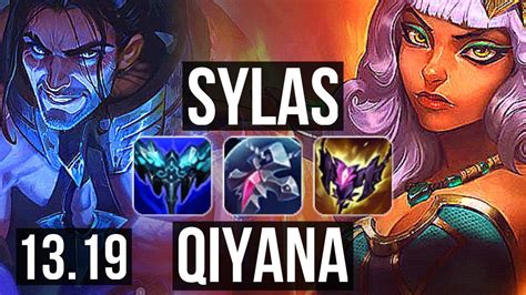 SYLAS Vs QIYANA MID 1 5M Mastery 12 2 6 800 Games Godlike BR