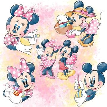 Kit Digital Mickey E Minnie 61 Elo7 Produtos Especiais