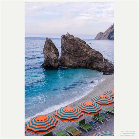 Cinque Terre Umbrellas N Monterosso Al Mare Charlotte To Paris