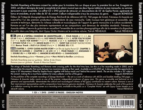 Stochelo Rosenberg Romane Rosenberg Gypsy Guitar Masters [bonus Dvd] New Cd And Dv 3448960254922