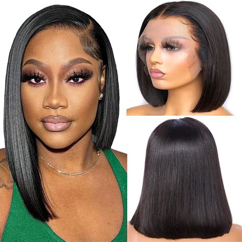 Amazon Chadwk Bob Wig Human Hair Density Full X Lace