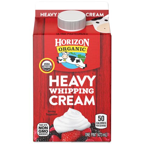 Horizon Organic Heavy Whipping Cream 1 Pint