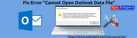 Fix Error Cannot Open Outlook Data File With 3 Easy Steps