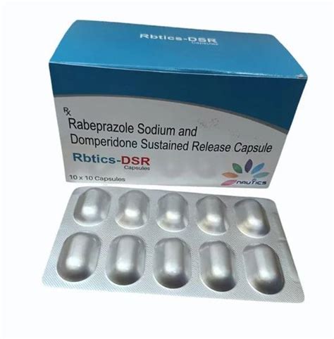 Rbtics Dsr Rabeprazole Domperidone Capsule At Rs Box Ahmedabad