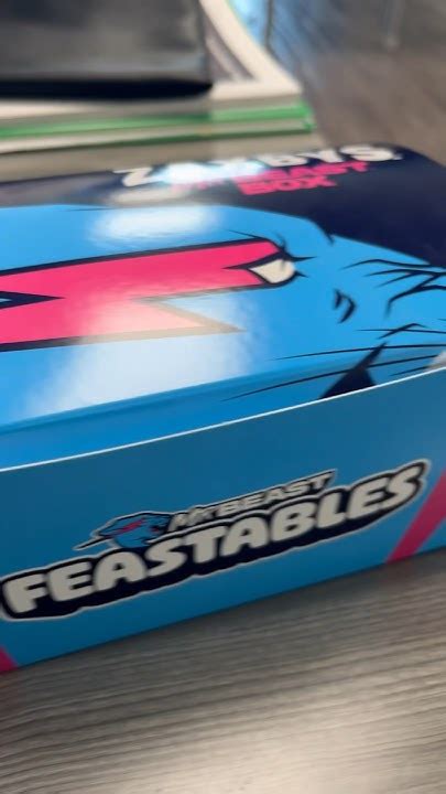 Mr Beast Feastables Zaxbys Box It Came With A Chocolate Bar Youtube