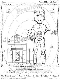 Star Wars Math Worksheets Printable Sketch Coloring Page