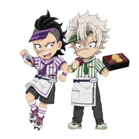 Sanemi shinazugawa genya Chibi Slayer anime Démon slayer genya