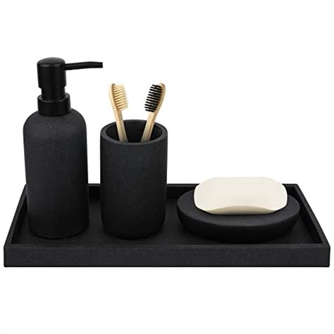 Best Matte Black Bathroom Accessories Set