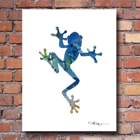 Tree Frog Painting - Etsy