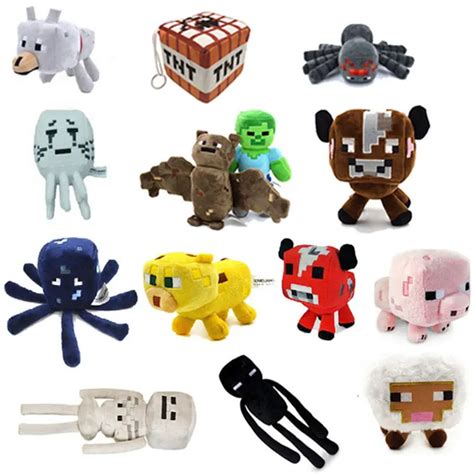 2017 Minecraft Plush Toys 16 26CM Animal Plush Stuffed Animal Toys Brinquedos minecraft Cartoon ...