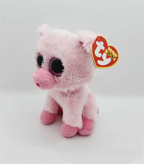 Ty Beanie Boo Corky The Pig 6 Inch Etsy