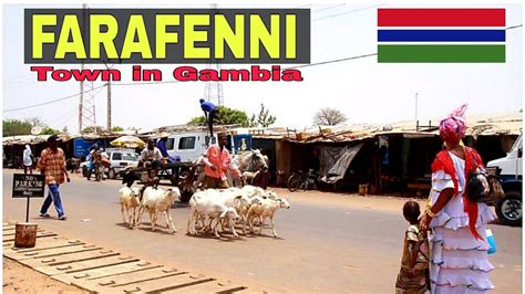 Driving Through FARAFENNI Town In Gambia Africa Unique Town Village