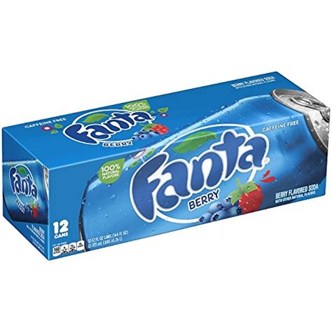 Fanta Berry Soda 12 Oz Cans 12pk