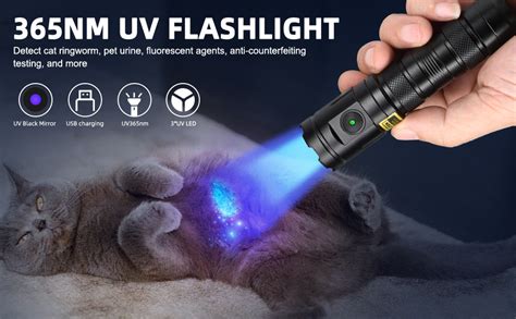 DARKDAWN UV 365nm Light Blacklight High Power 20W Ultraviolet