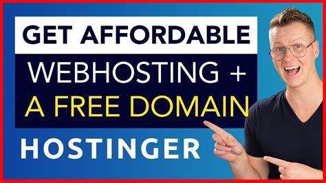 Get The Best Affordable Webhosting With A Free Domain Included Youtube