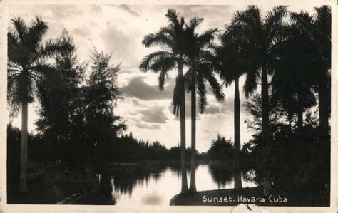 Sunset Havana, Cuba Postcard