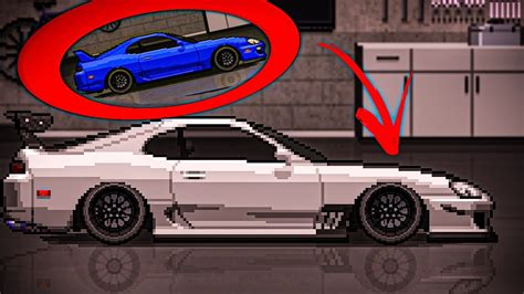 Toyota Supra Jza Pixel Car Racer Wikia Fandom