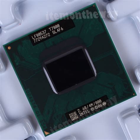 Original Intel Core 2 Duo T7800 Slaf6 Prozessor 26 Ghz 800 Mhz 478 Sockel Ebay