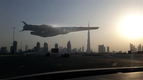 Majestic Class Interdictor Spotted By Worlds Tallest Building