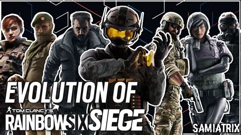 Evolution Of Rainbow Six Siege All Operator Videos So Far Till Year