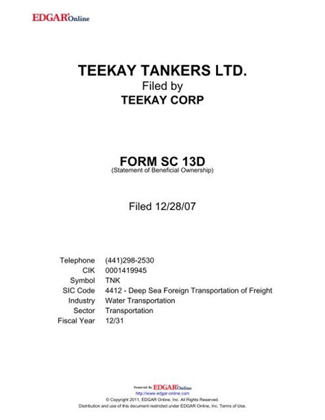 Teekay Tankers Ltd